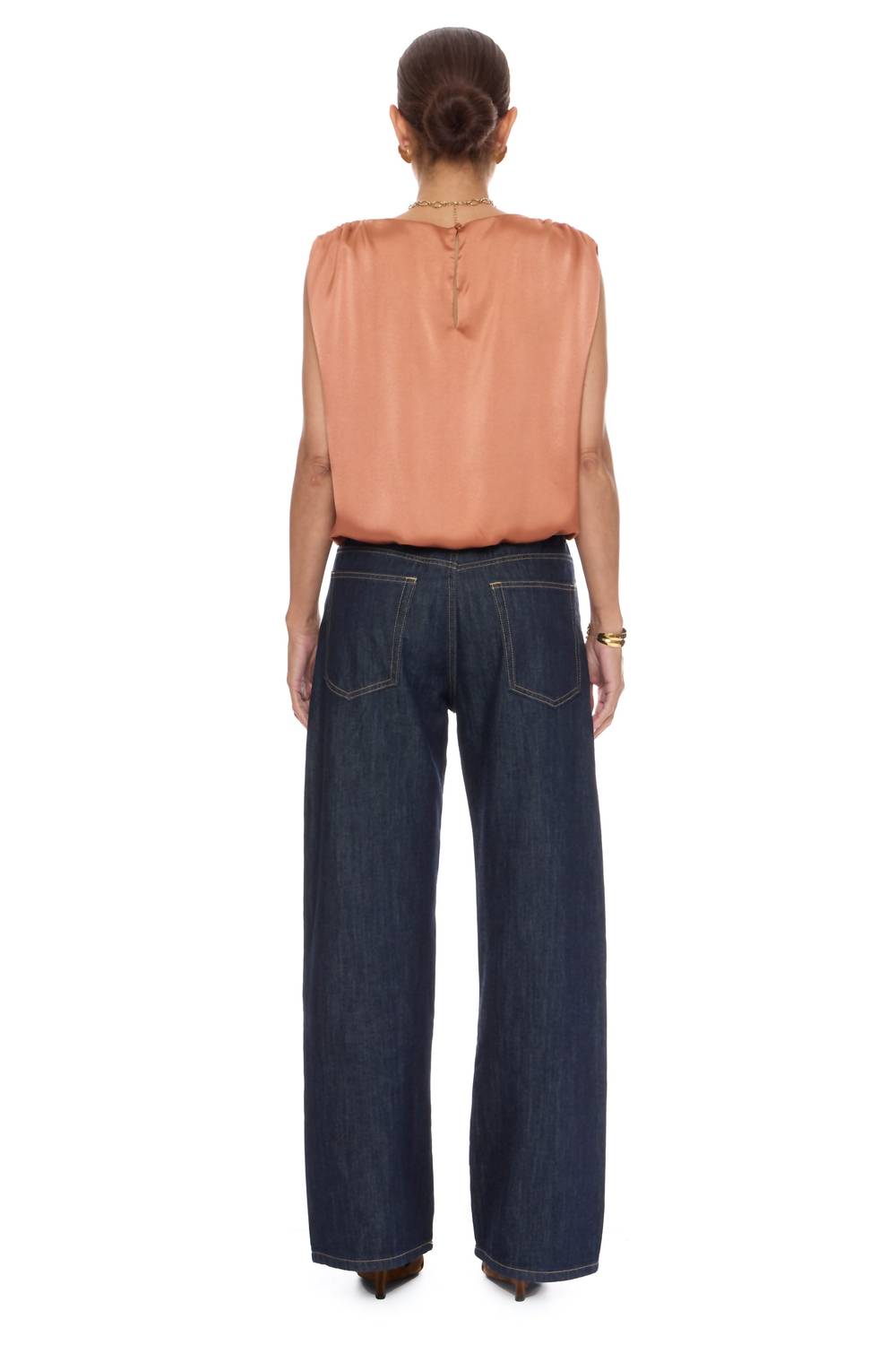 Velvet Heart Apollo Sleeveless Blouse in tan - women's blouse - view 4