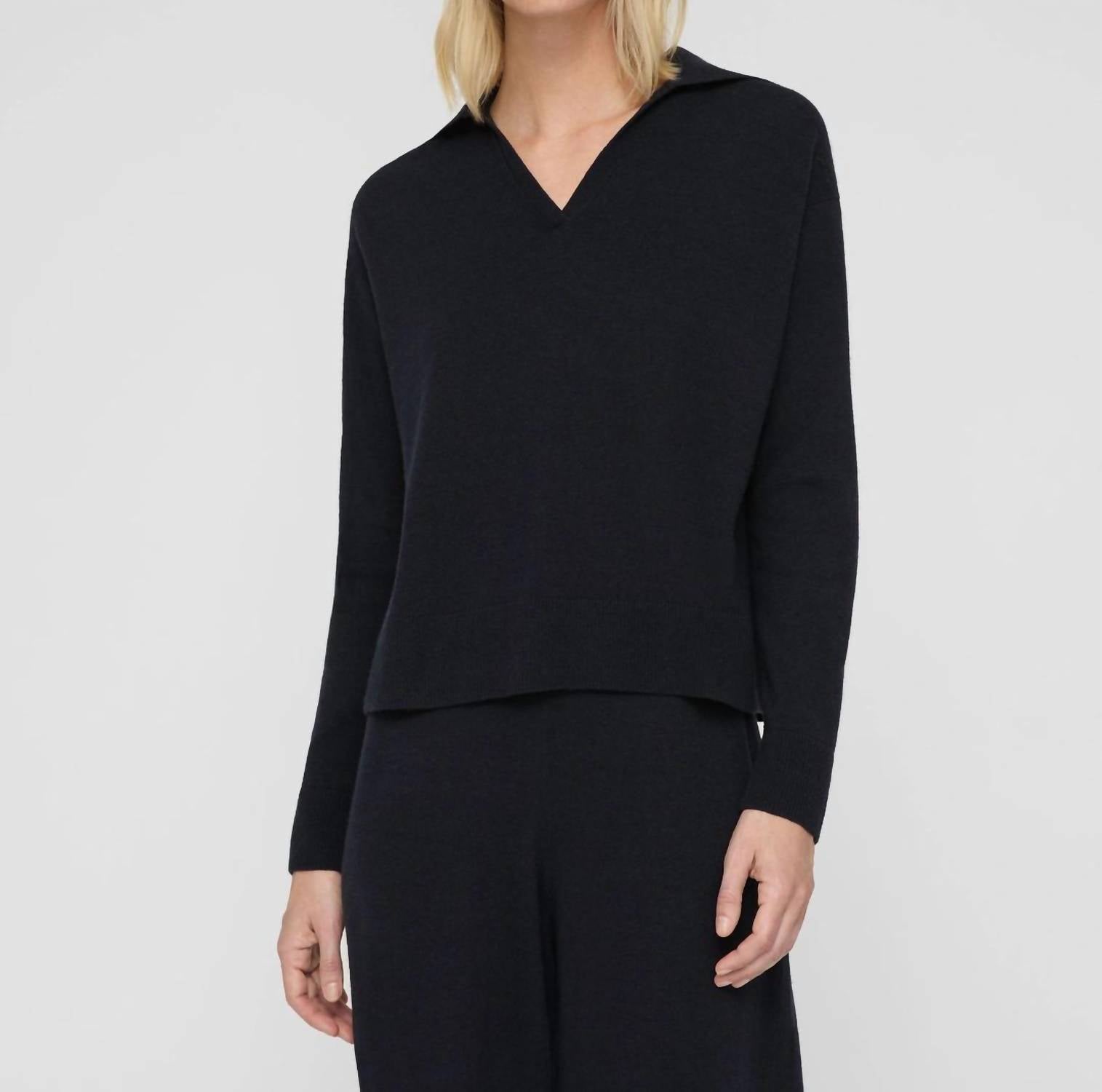 Lafayette 148 - Split Collar Pullover Sweater