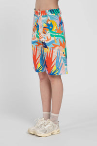 LĀU Women's Ollie Shorts in macarena luzi - women's shorts - alternate view