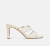 Dolce Vita Women's Gitel Mesh Heels in off white - women's heels - detail view