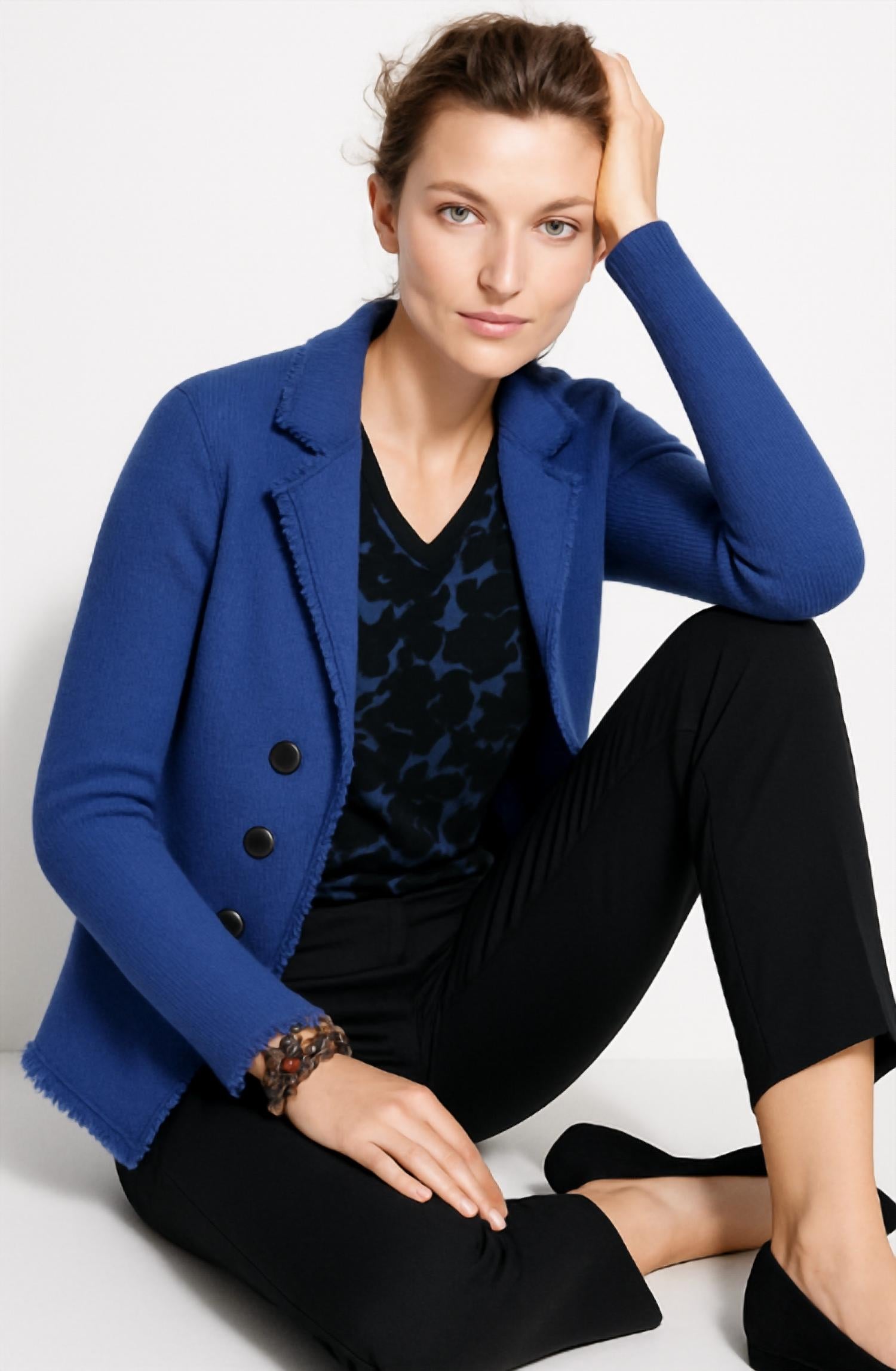 J'Envie/Eli - The Cuba Camo V-neck Top
