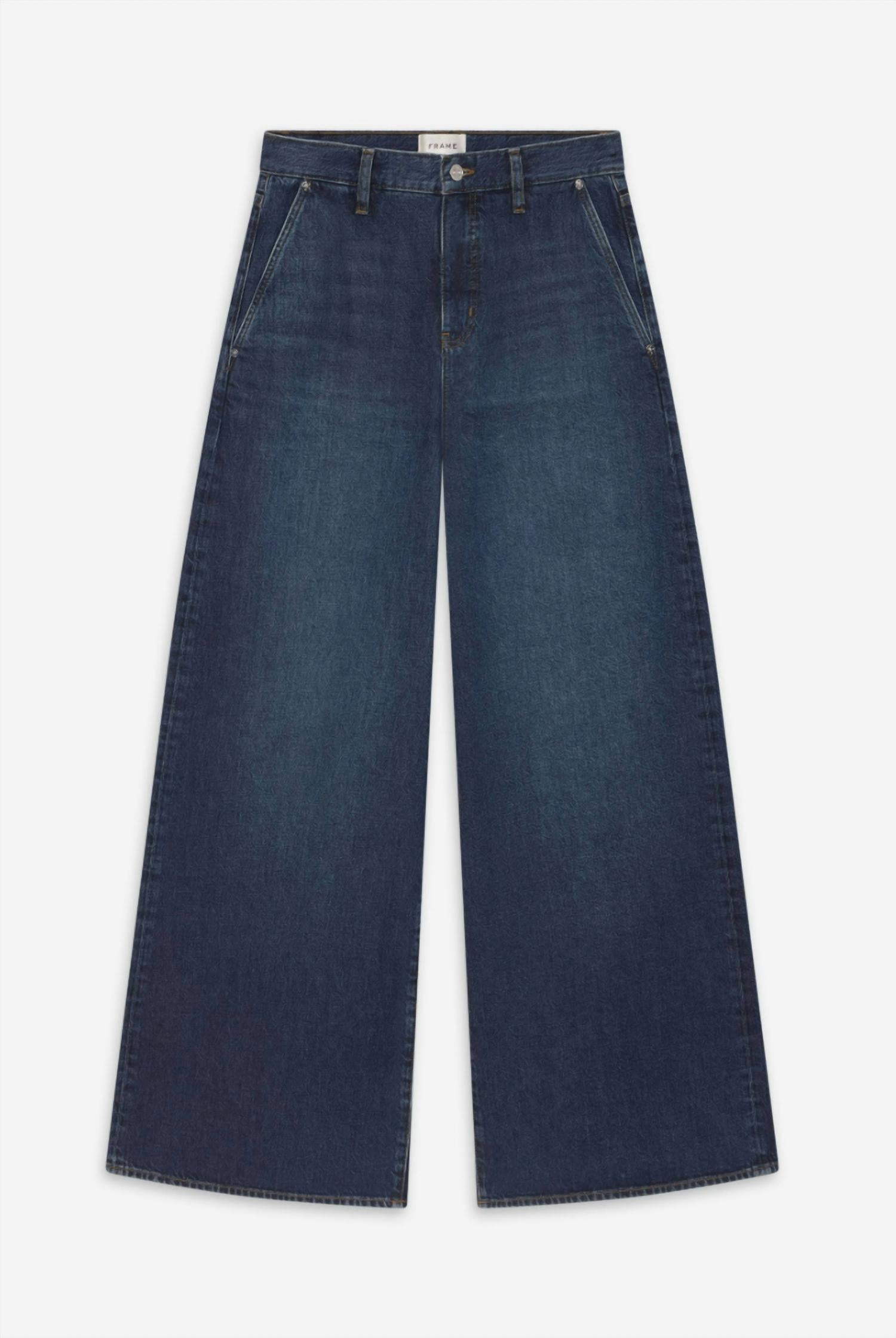 Frame - Drape Wide Leg Jeans