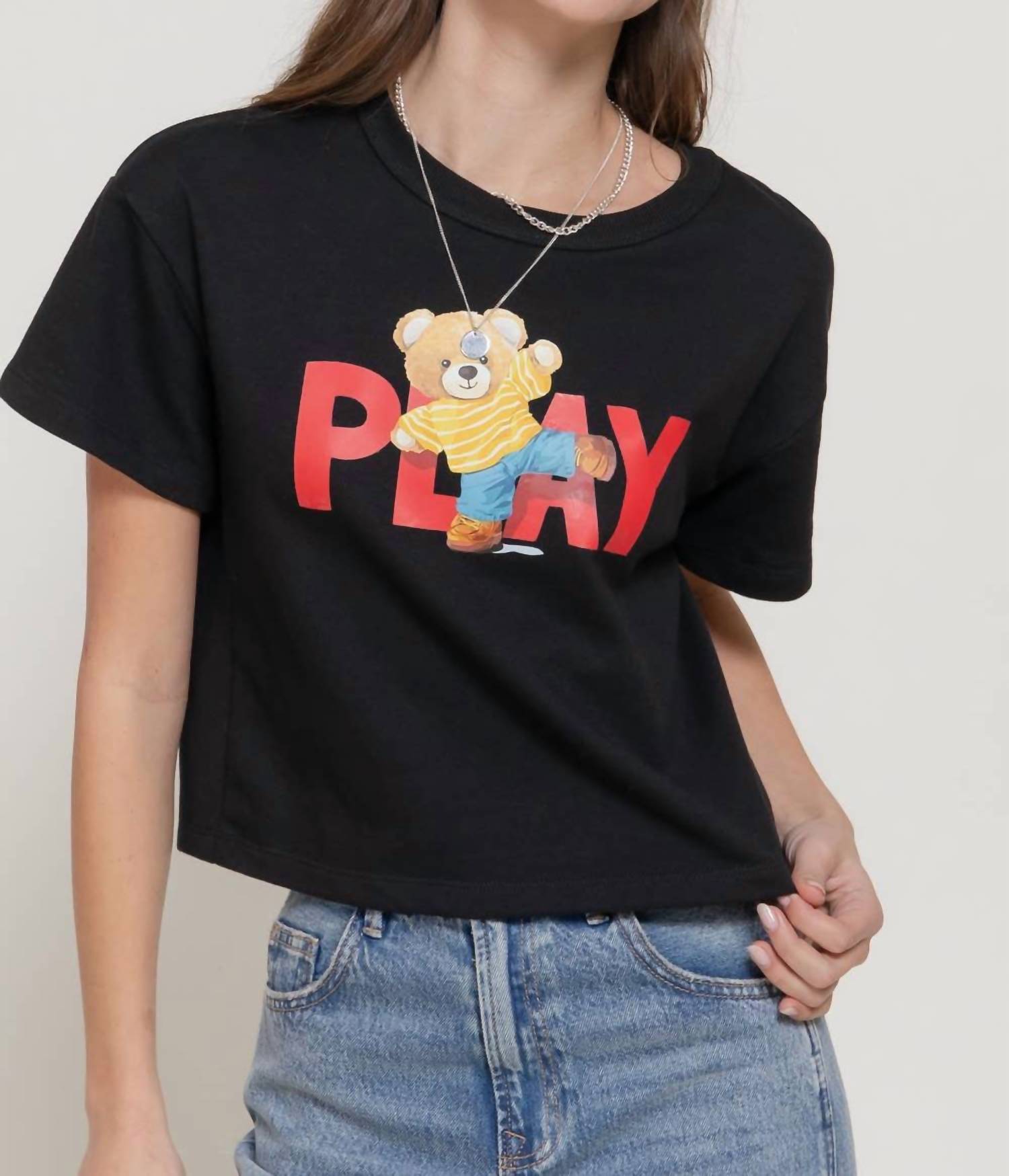Active Basic - Short Sleeve French Terry Short Top