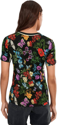 Johnny Was - Janie Favorite Short Sleeve Henley Tee