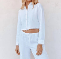 Bella Dahl - Long Sleeve Cropped Shirt