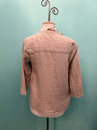 Johnny Was - Sloane V‑neck Linen Blouse