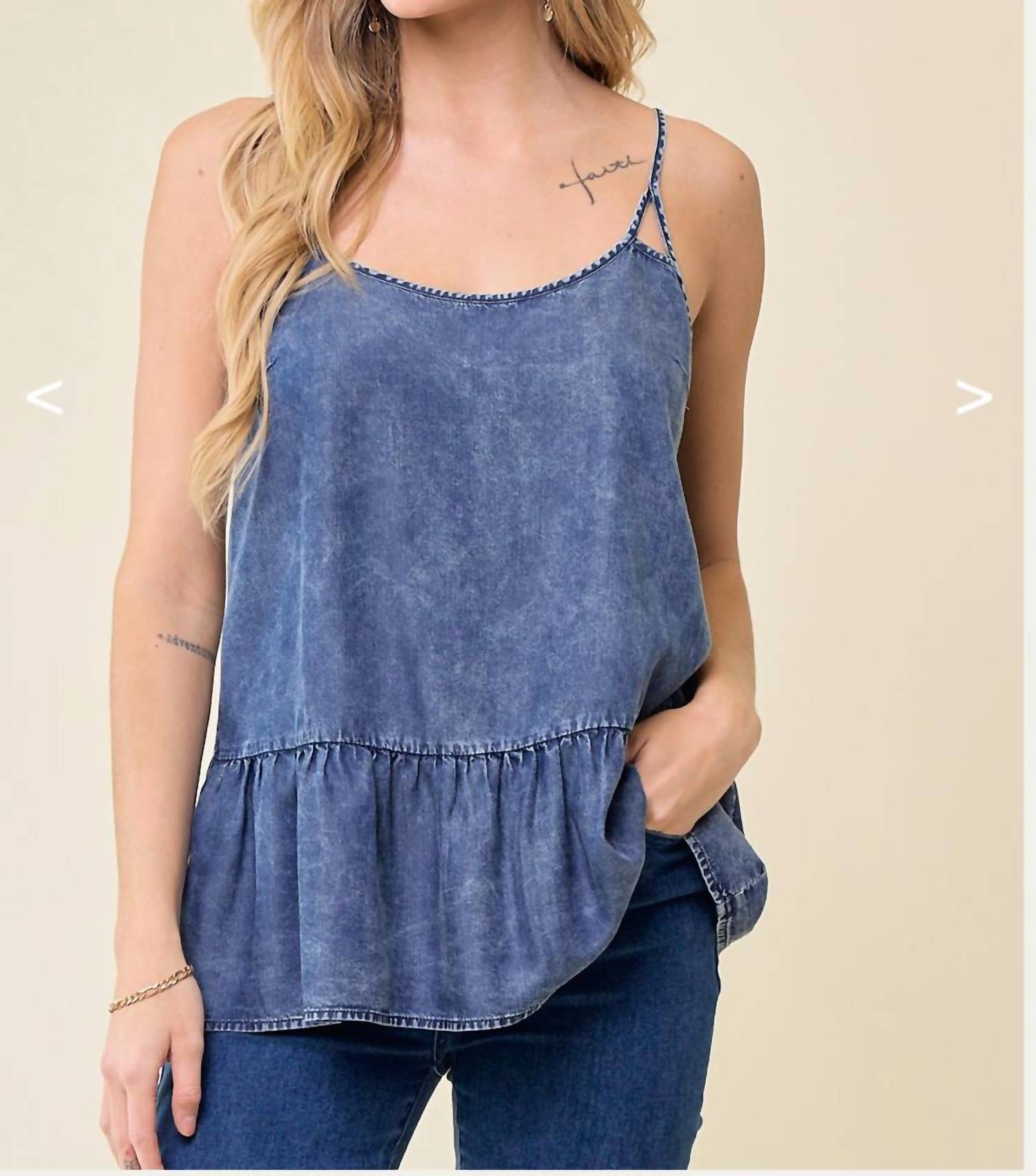 Doe And Rae - Cut-out Strap Camisole