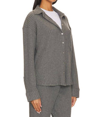 Donni. - Ribbed Button Down Sweater