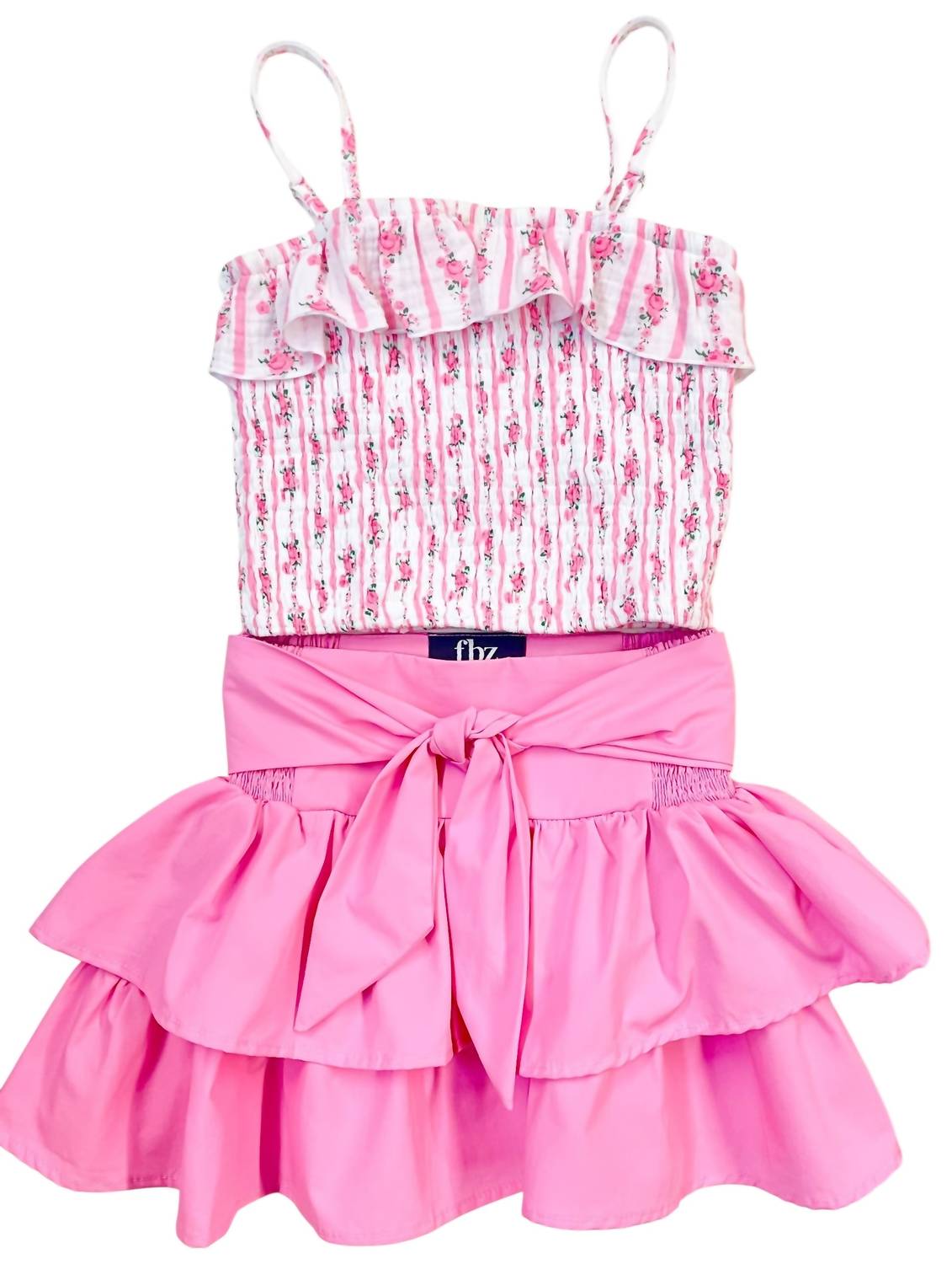 Flowers By Zoe - Girl's Bow Poplin Skirt