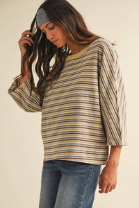 Anniewear - Dolman Sleeve Knit Top