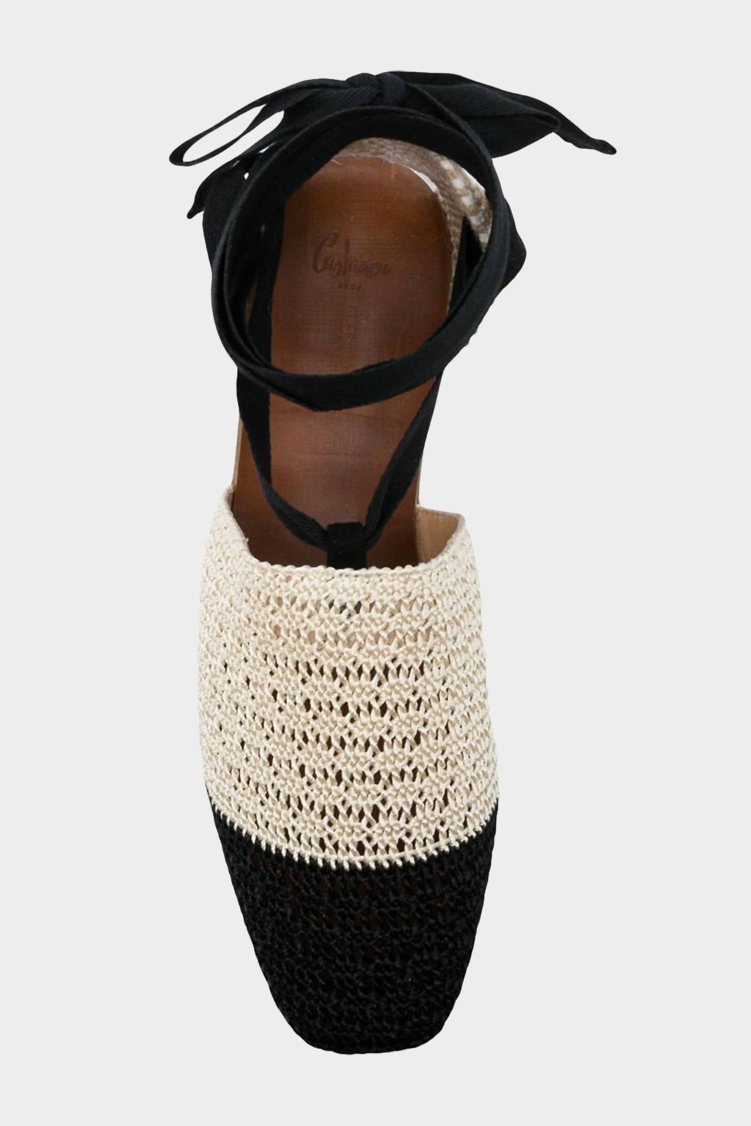 Castaner - Women's Gretel Crochet Flat Sandal