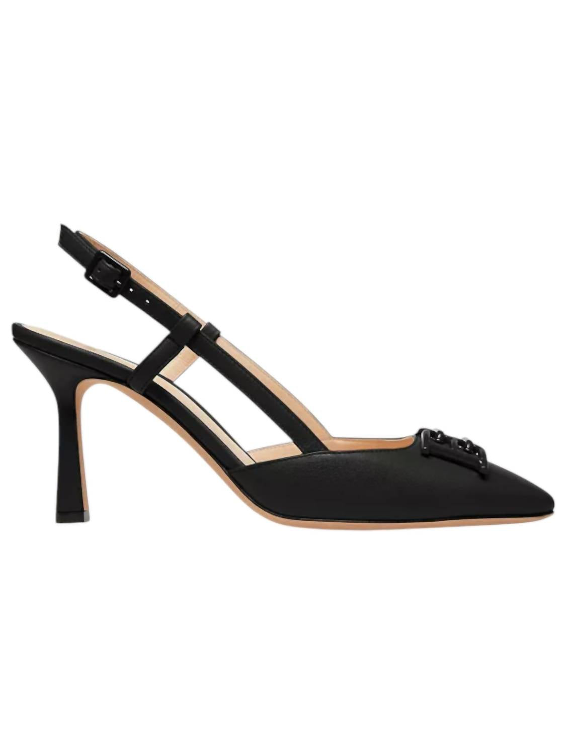 Bally - Women's Eva High Heel Slingback Leather Pumps