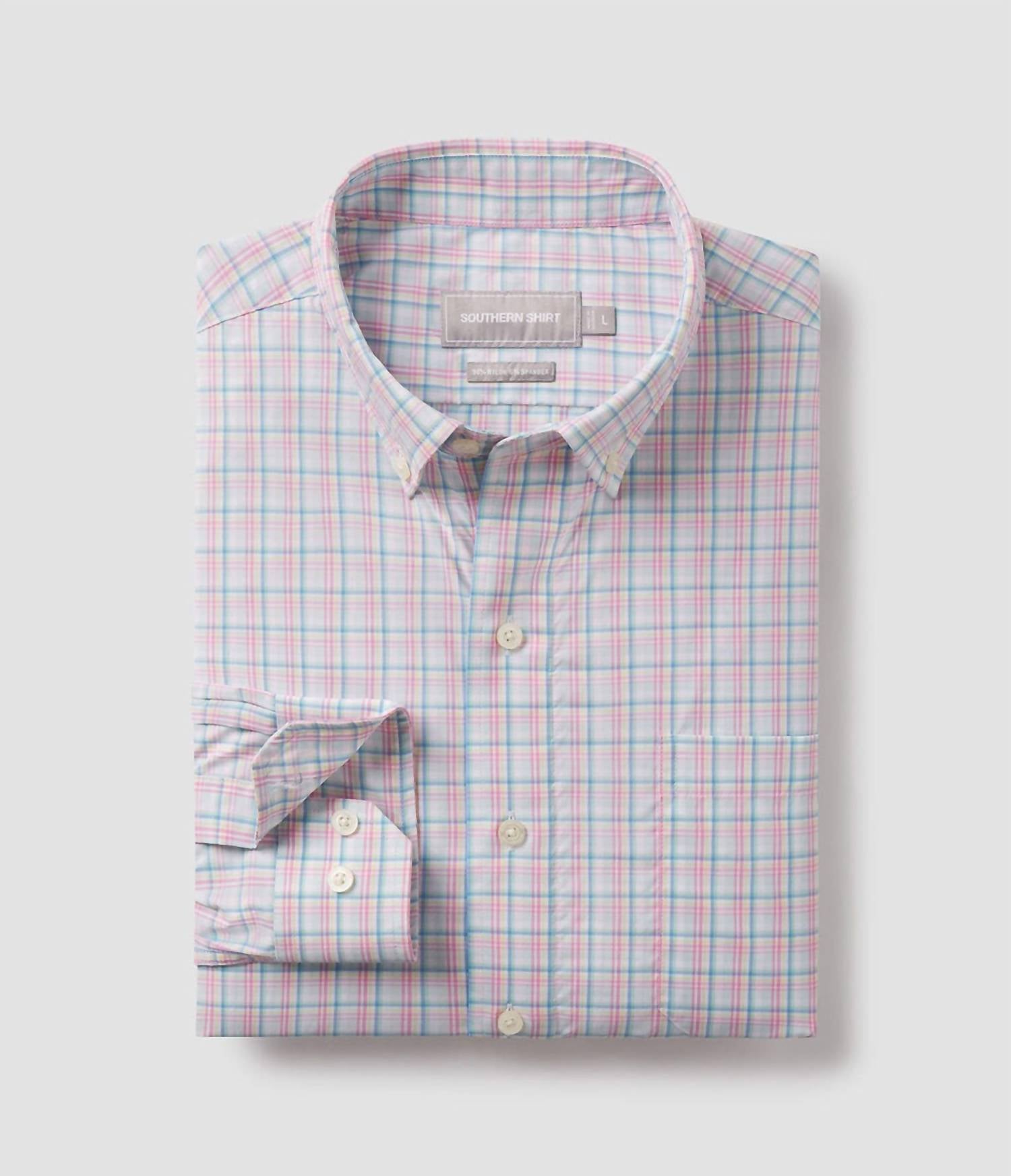 Southern Shirt Company - Magnolia Plaid Performance Button Down Shirt