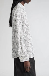 MaxMara Rodesia Blouse in white black - women's blouse - view 4