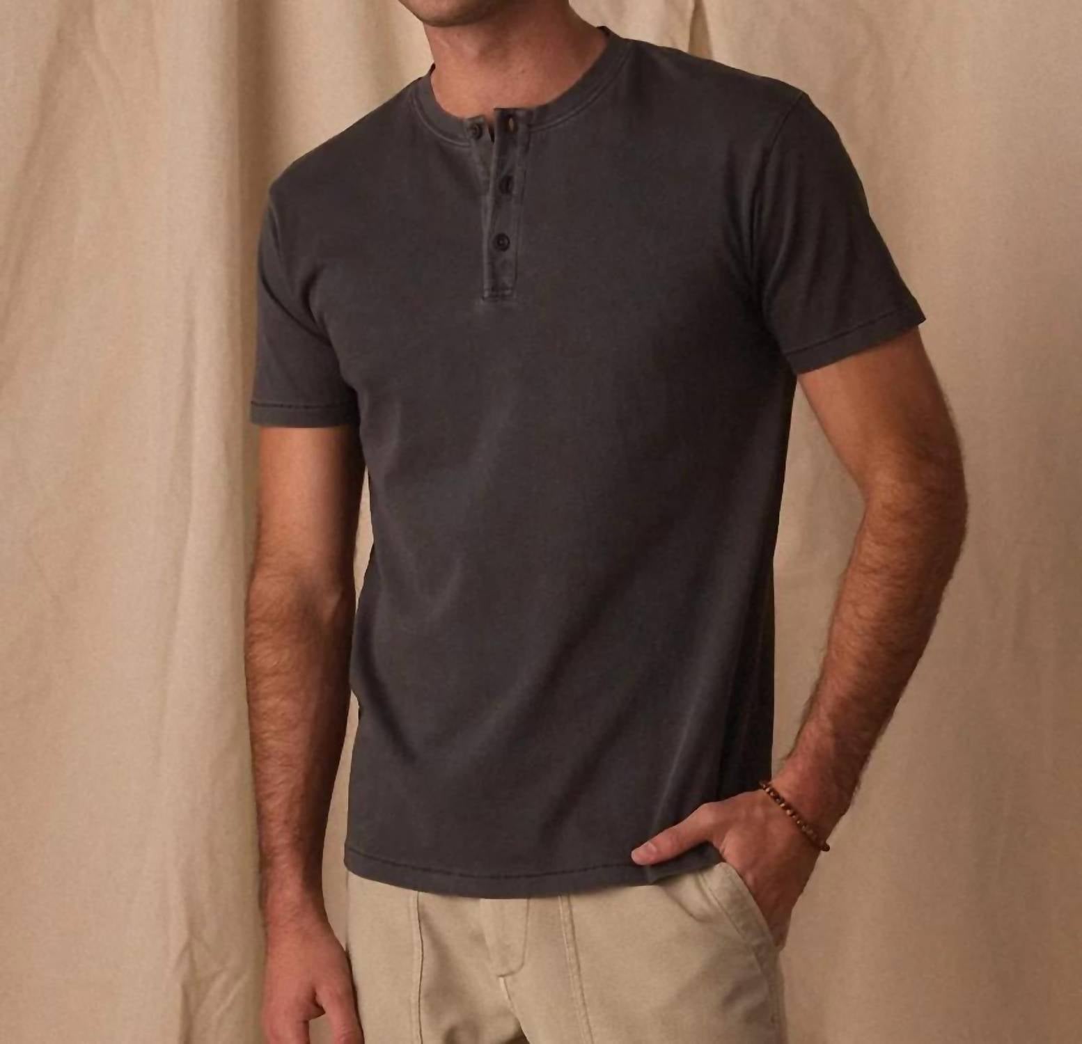 The Normal Brand - Men's Jersey Henley Tee