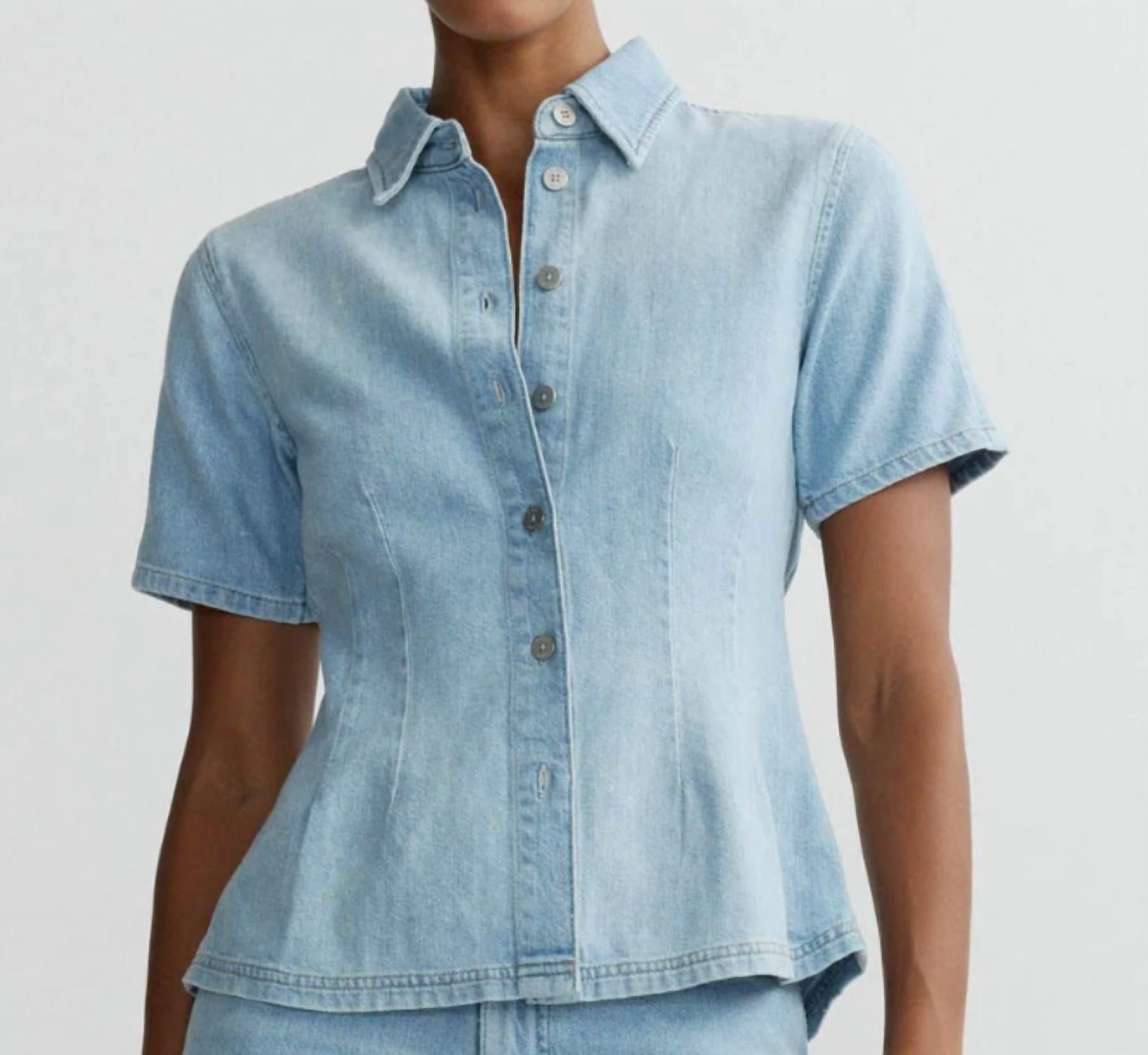 Dl1961 - Women'S - Joice Short Sleeve Denim Shirt