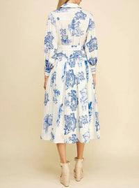Pinch - Toile Belted Maxi Dress