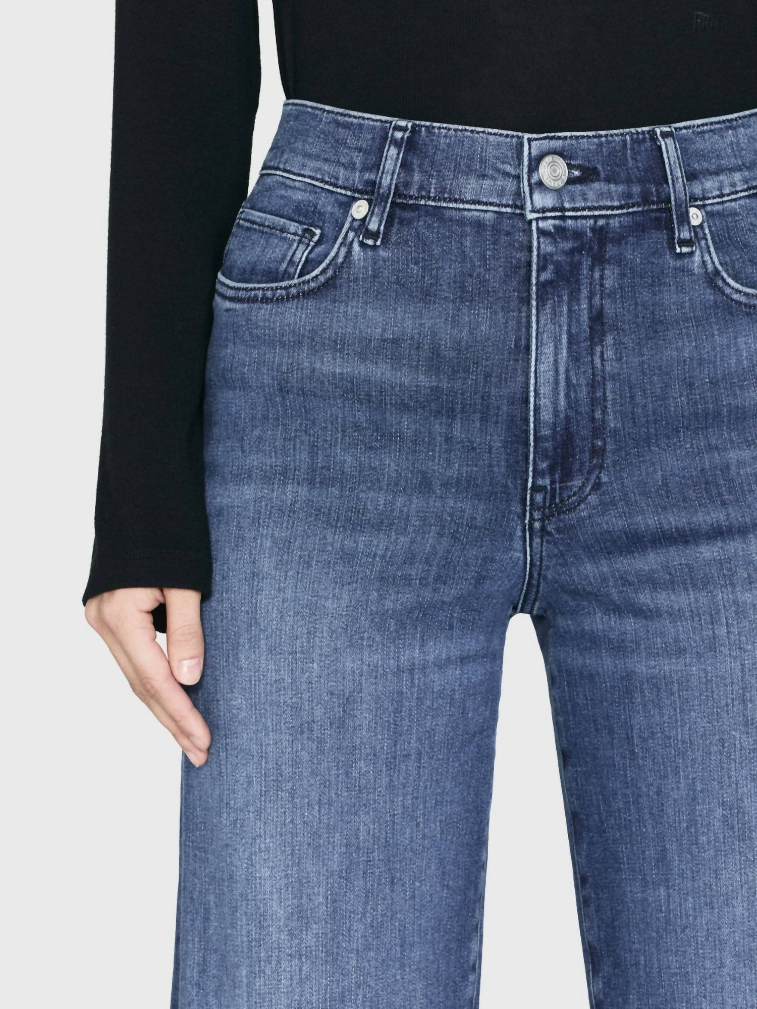 Frame - Le Slim Palazzo Raw Jeans