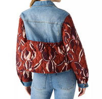 Steve Madden - Fashion Denim Colorblock Jacket