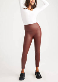 Yummie - Faux Leather Shaping Legging