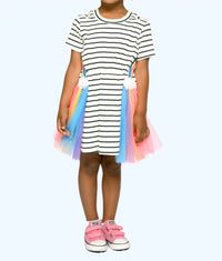 Baby Sara - Kid's Rainbow Cloud Mesh Dress