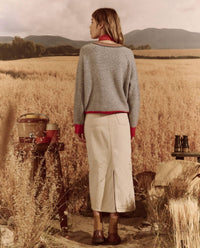 The Great. - Column Midi Skirt
