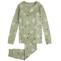 Petit Lem - Kid's Printed Long Sleeve Pajama Set