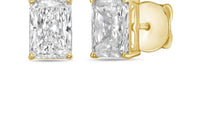 Diana M Jewels - Women's Radiant Lab-grown Diamond Stud Earrings (1.50 Tcw) - Petite