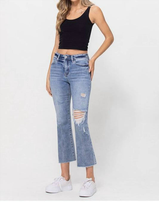 Vervet By Flying Monkey - Cover Me In Sunshine High Rise Ankle Flare Pant