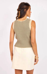 Sage The Label - Mona Stripe Sweater Tank Top