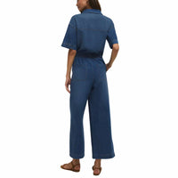 Z Supply Elsie Jumpsuit in denim - women's pants - detail view