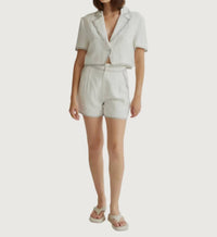 Crescent - Jessie Contrast Stitch Blazer Top