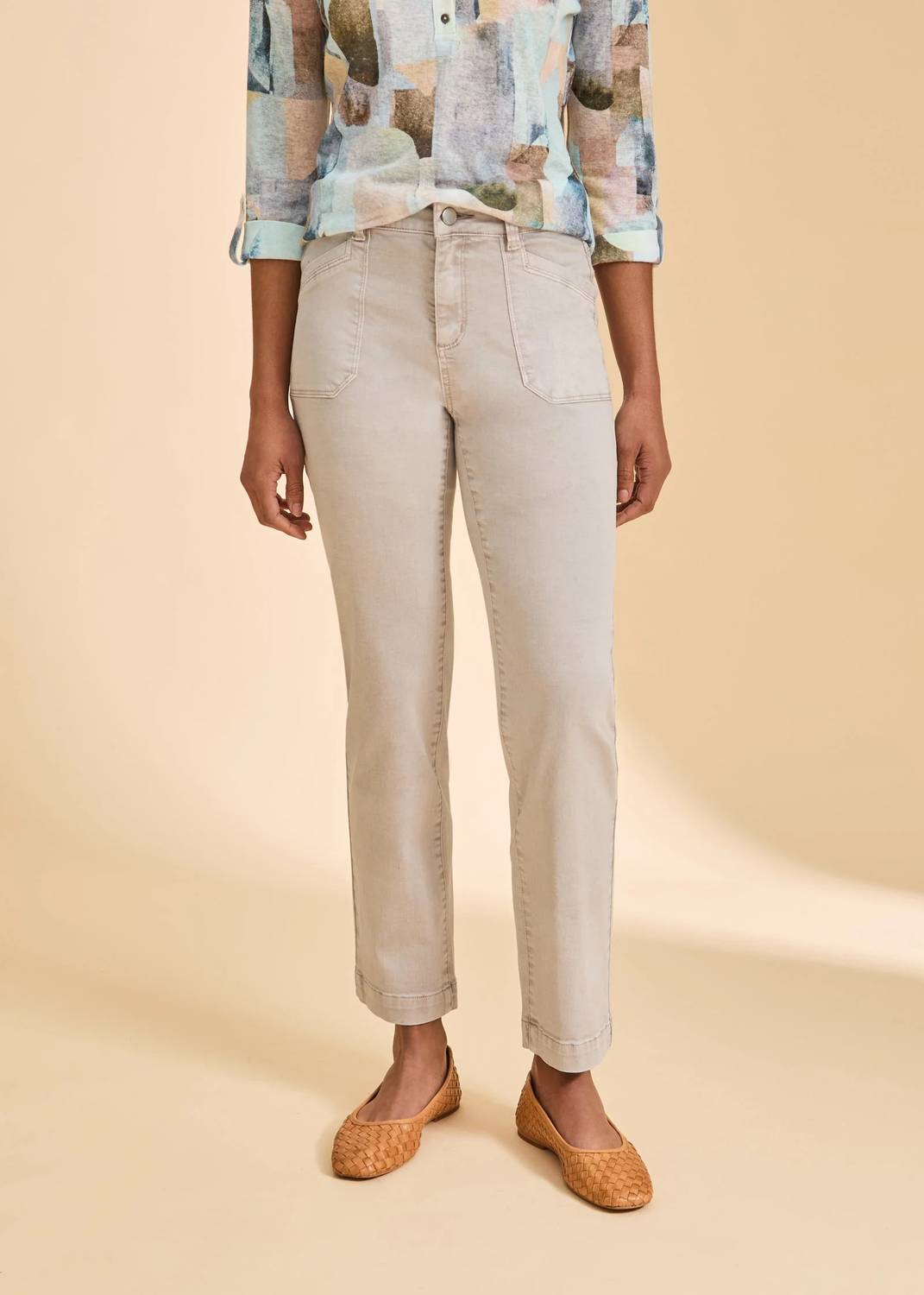 Fdj - Olivia Straight Ankle Pants
