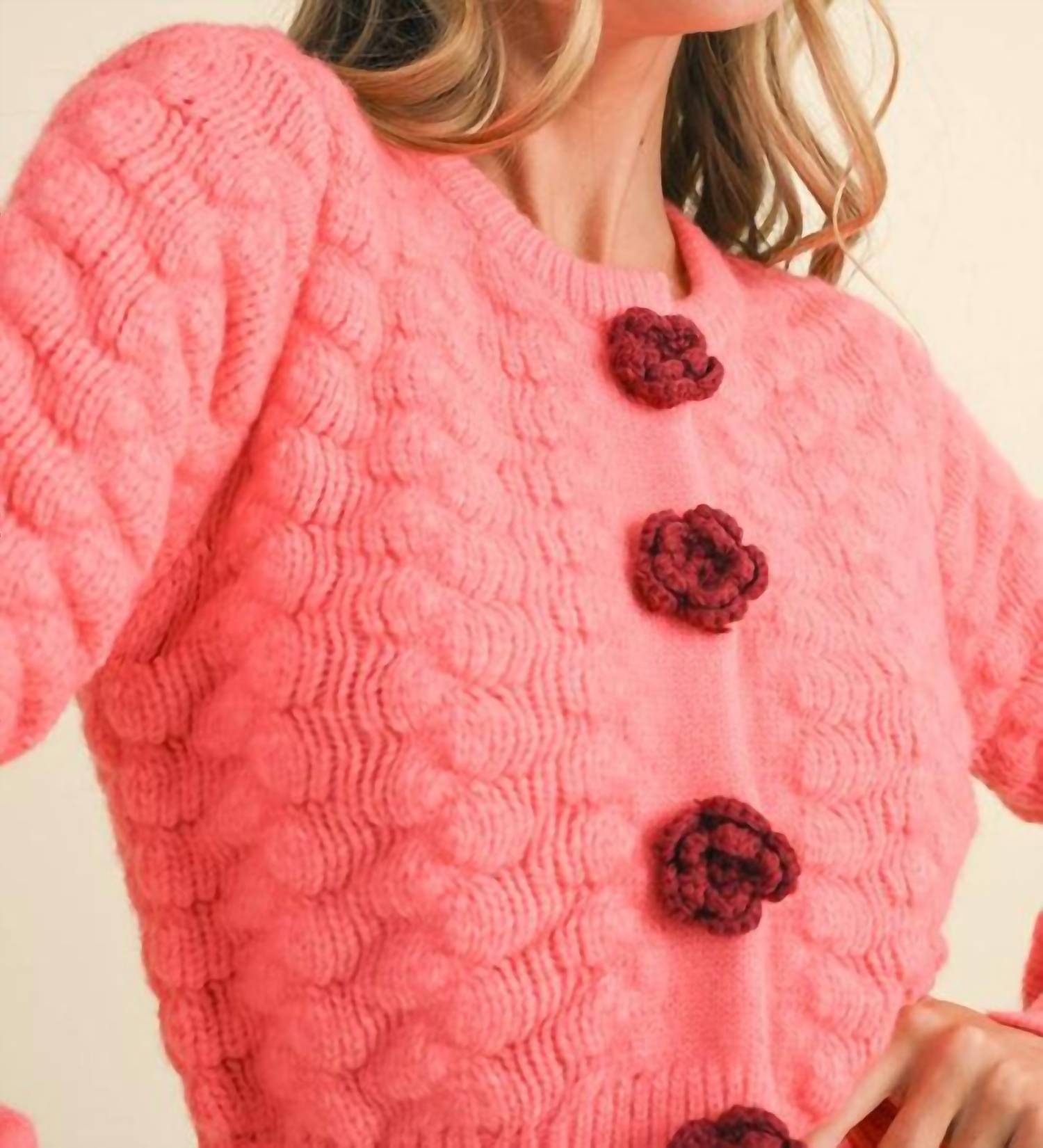 En Merci - Rosette Cardigan