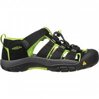 Keen Kid's Newport Outdoor Sandals in black lime - kids' sandal