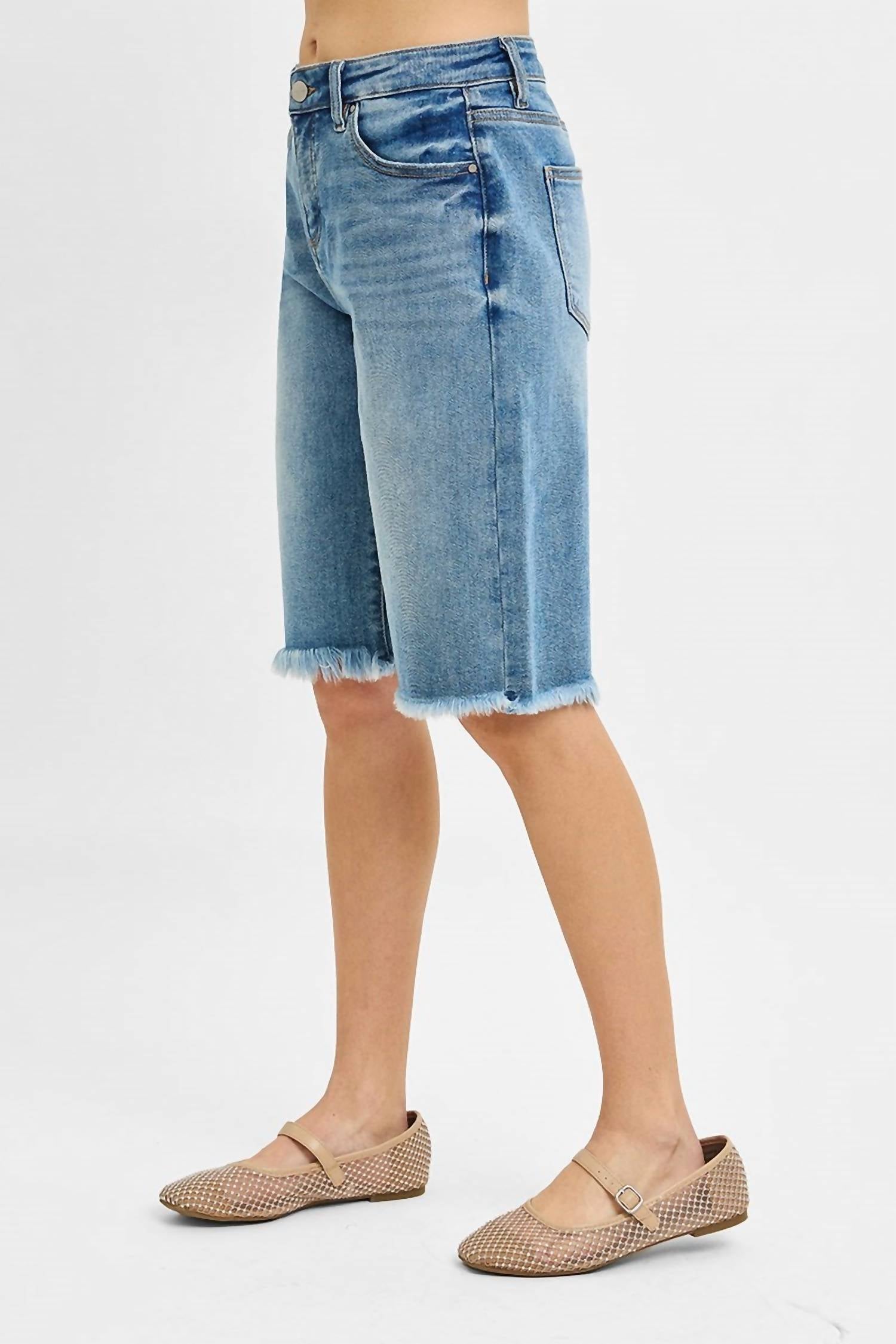 Risen - Tummy Control Slouchy Bermudas