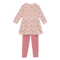 Kickee - Girl's Long Sleeve Playtime Outfit Set