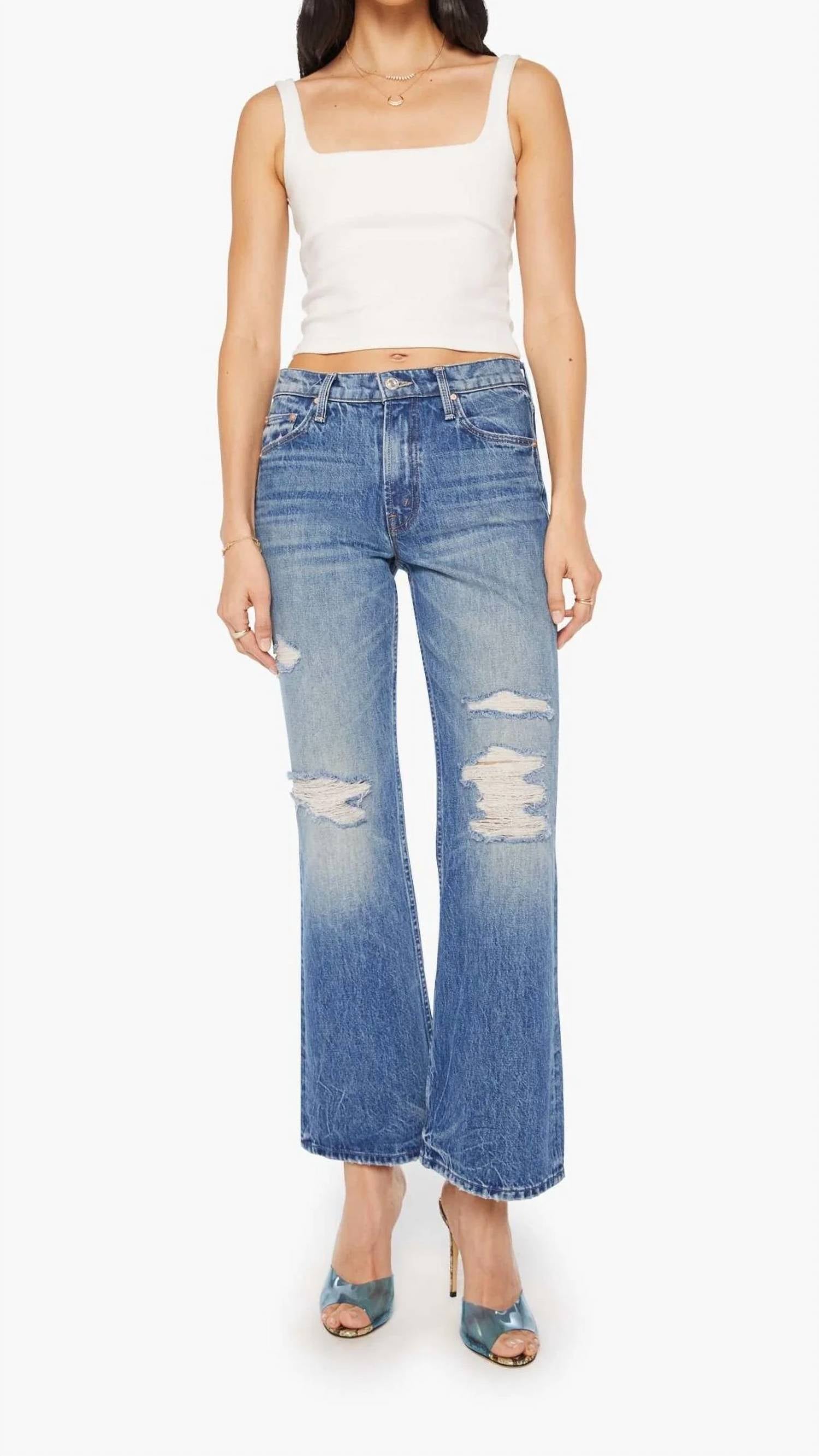 Mother - Bookie Flood Bootcut Jeans