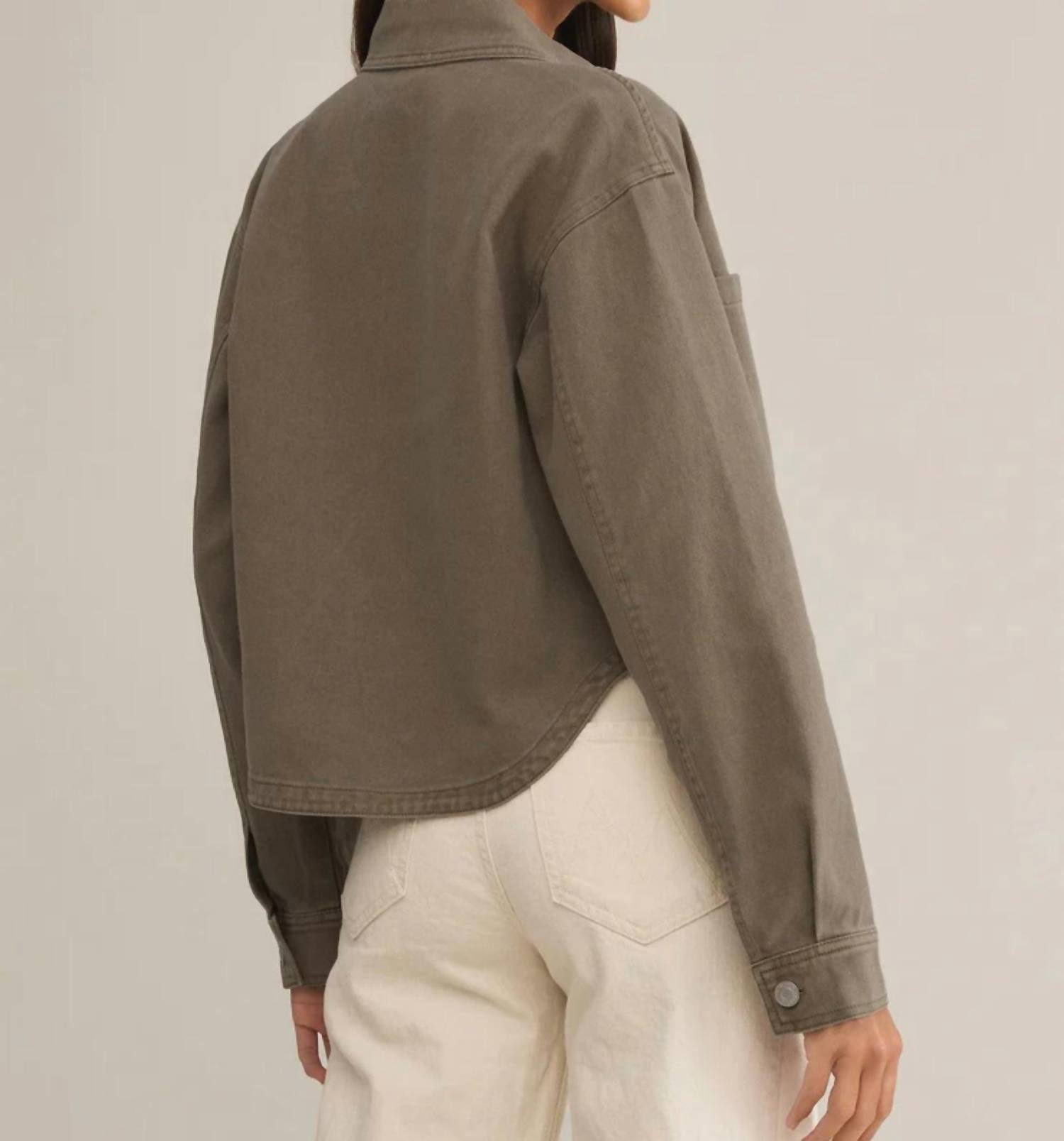 Z Supply - All Day Cropped Denim Jacket