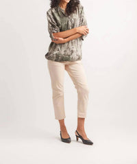 Papillon - Tie Dye Floral Print Blouse