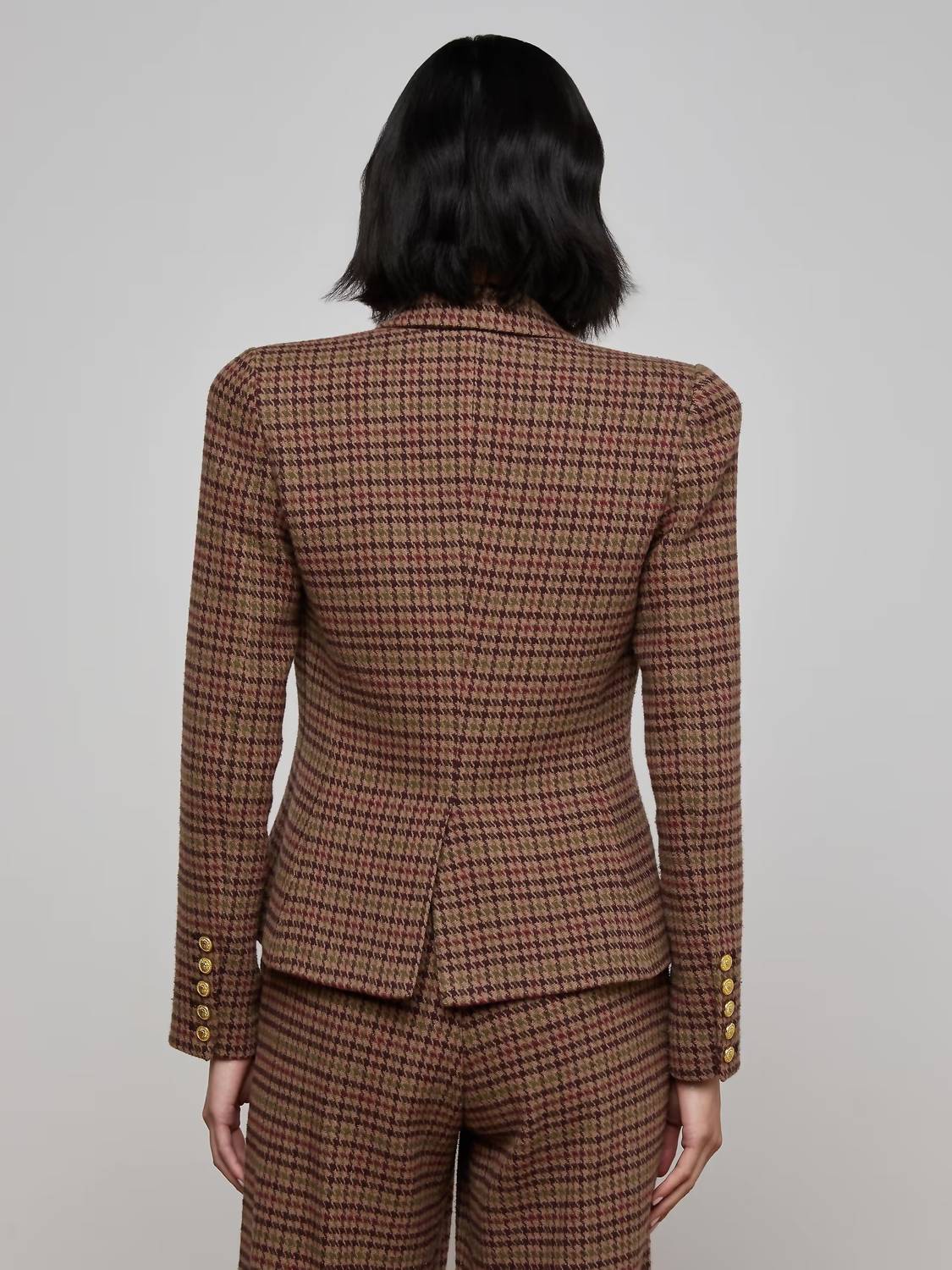L'Agence - Bethany Houndstooth Blazer