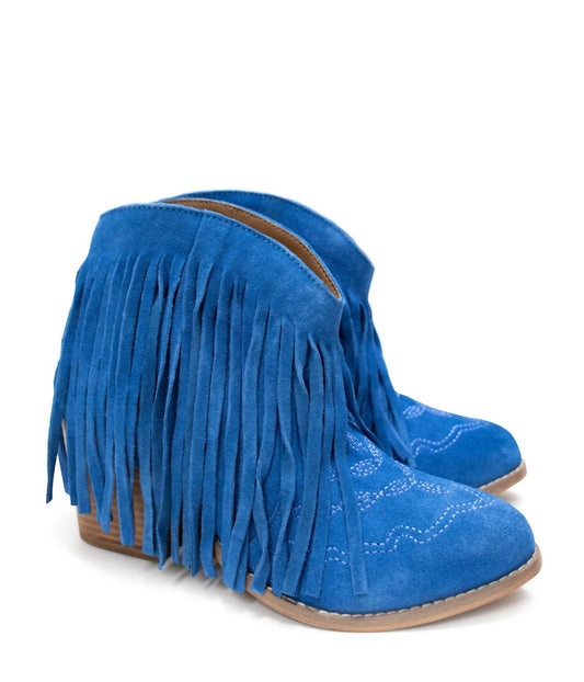 Naughty Monkey - Women's Amos Fringe Ankle Bootie