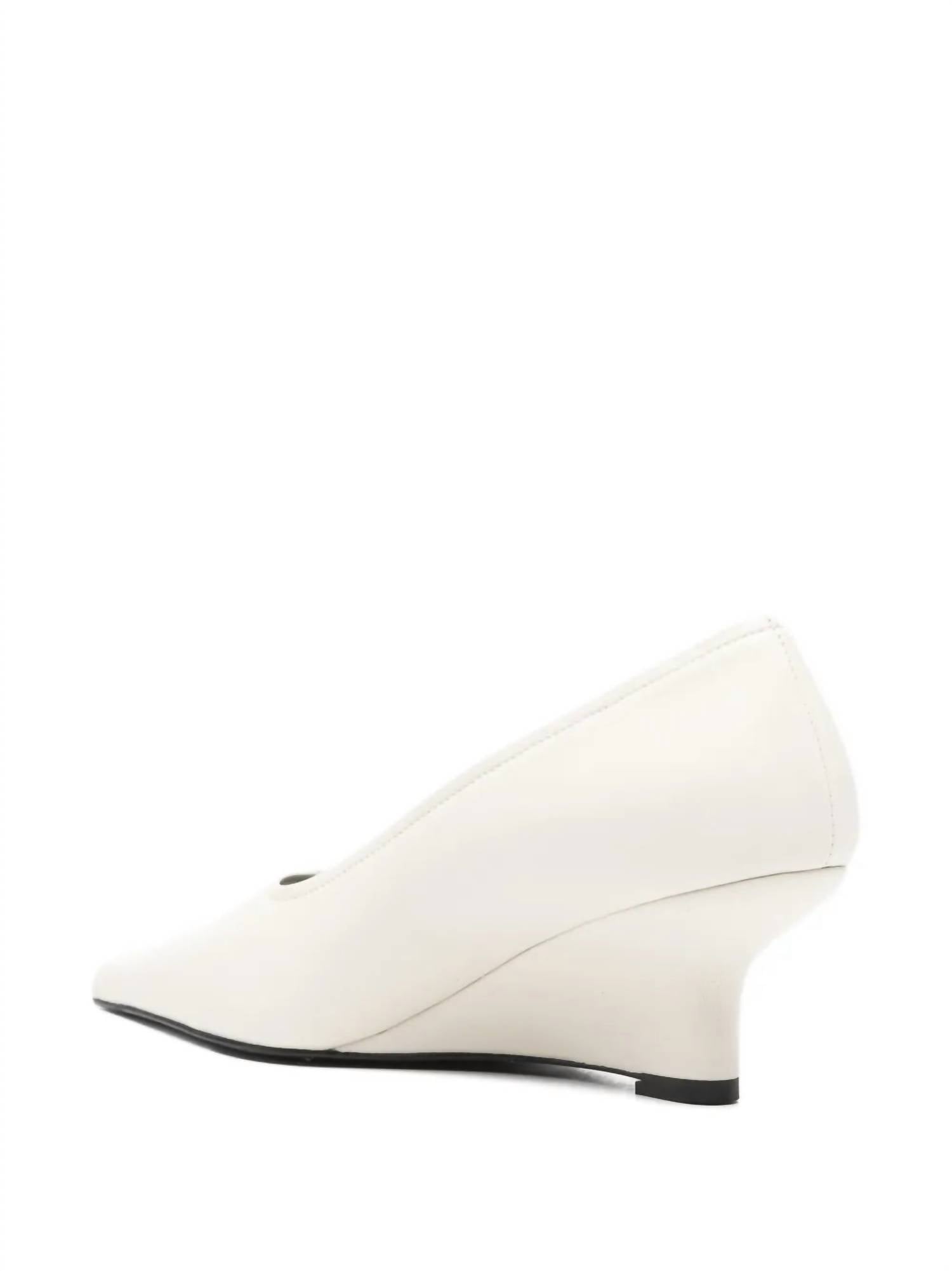 Toteme - Women's Sharp Nappa Wedge Pumps