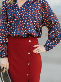 Denali Printed Blouse