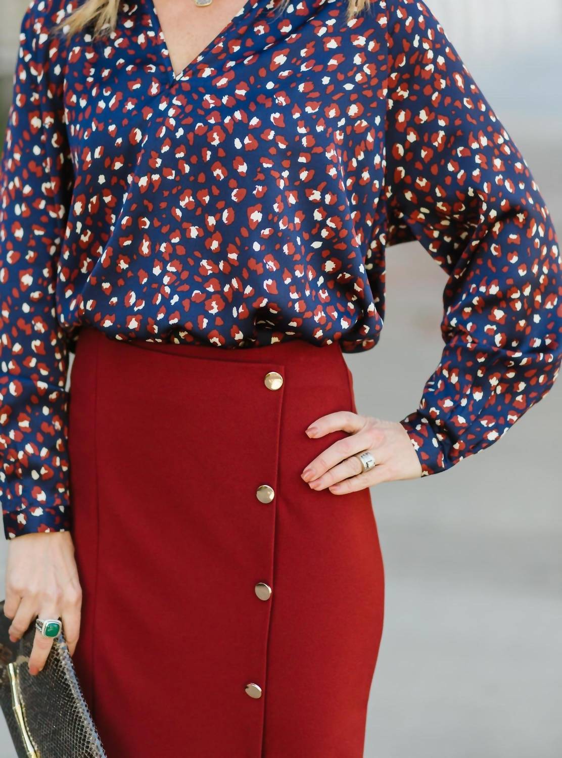Denali Printed Blouse