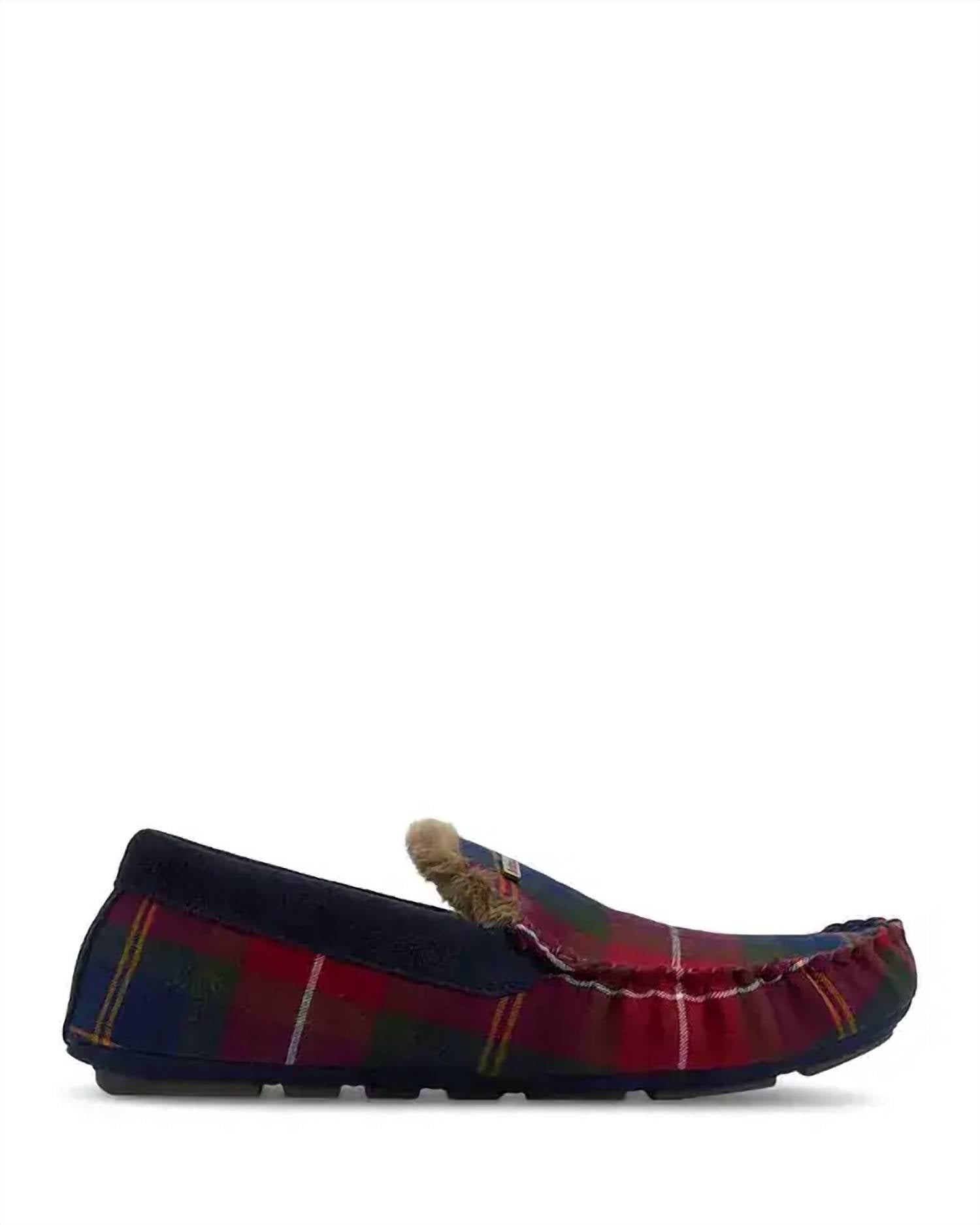 Barbour Men's Monty Moccasin in winterberry - men's loafer