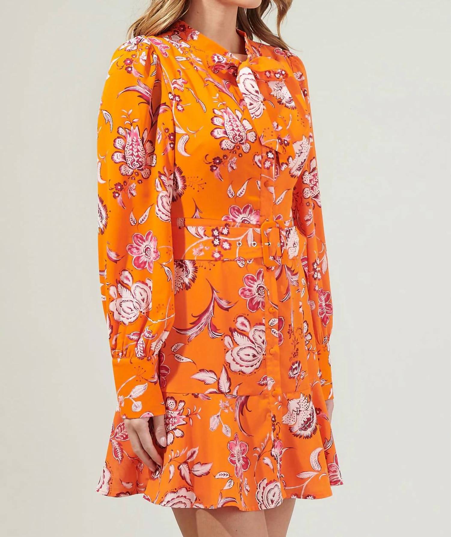 Sugarlips - Cosmo Floral Flare Mini Dress