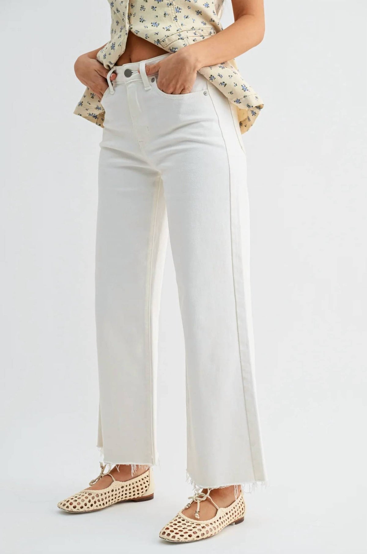 Jbd. - Women's Slim Scissor Cut Wide Leg Jean