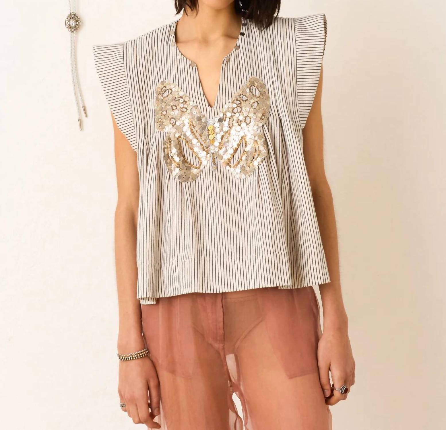 Alix Of Bohemia - Nadine Butterfly Top
