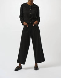 Joseph Ribkoff - Women's Crew Neck Button Front Jacket